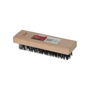 WIRE BRUSH 7" WOOD BEECH BLOCK ACE WIRE BRUSH 7" WOOD BEECH BLOCK ACE